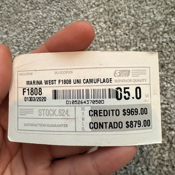 NWT Camouflage Print one-piece Swimsuit with tags - Picture 3 of 3